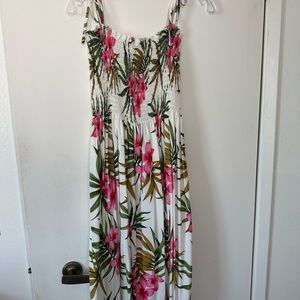 Floral Hawaiian maxi dress